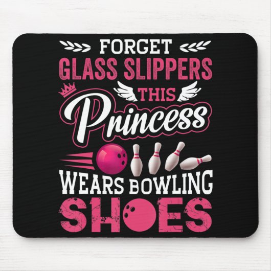 Fun Bowling for Women Girls Kinder mama Wife Muismat (Voorkant)