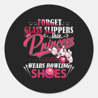 Fun Bowling for Women Girls Kinder mama Wife Ronde Sticker