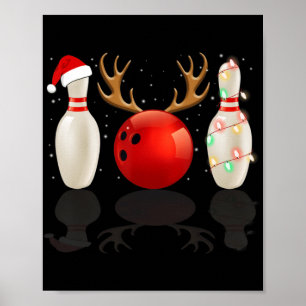 Fun Bowling-kerstkerstkerstkerstkerstkerstkerstcad Poster