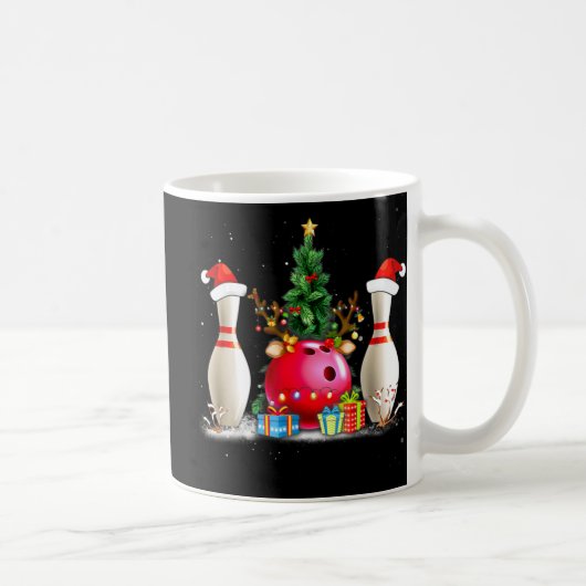Fun Bowling-kerstkerstkerstkerstkerstkerstkerstker Koffiemok (Rechts)