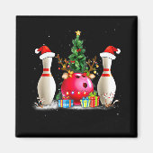Fun Bowling-kerstkerstkerstkerstkerstkerstkerstker Magneet (Voorkant)