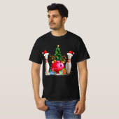 Fun Bowling-kerstkerstkerstkerstkerstkerstkerstker T-shirt (Voorkant volledig)