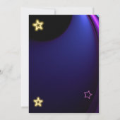 Fun Bowling party Design for Girls Kaart (Achterkant)