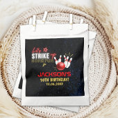 Fun Bowling party for Kids Bedankzakje