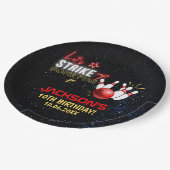 Fun Bowling party for Kids Papieren Bordje (Gekanteld)