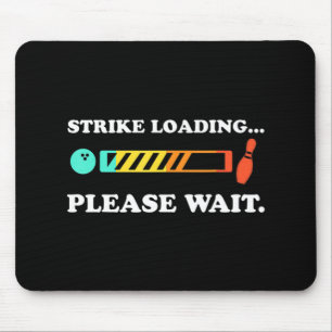 Fun Bowling Strike Loading Wacht even Muismat