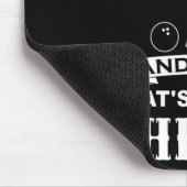 Fun Bowling Team Dad Gift Bowling en Beer Muismat (Hoek)