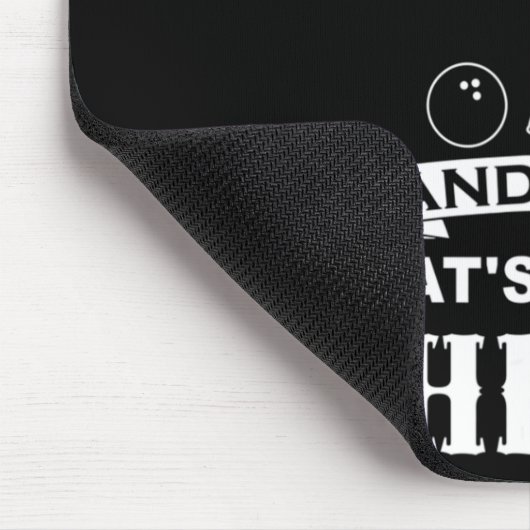 Fun Bowling Team Dad Gift Bowling en Beer Muismat (Hoek)