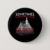 Fun Bowling Ten Pin Design Ronde Button 5,7 Cm (Voorkant)