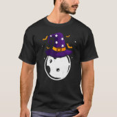Fun Bowling Witch Pet Halloween Costume Bowling T-shirt (Voorkant)