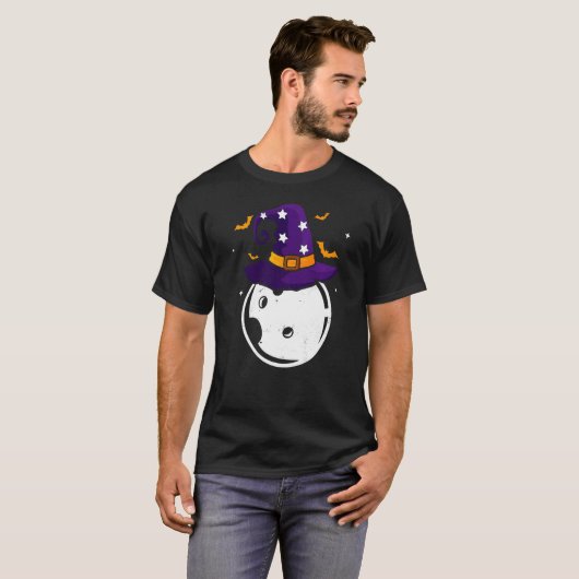 Fun Bowling Witch Pet Halloween Costume Bowling T-shirt (Voorkant volledig)
