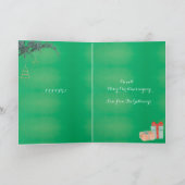 Fun Boxer Dog Kerstmis... ik ben goed gevouwen Kaa Feestdagen Kaart (Binnen)