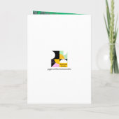 Fun Boxer Dog Kerstmis... ik ben goed gevouwen Kaa Feestdagen Kaart (Achterkant)