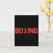Fun Boxing Gift Sparring Partner Boxer Kaart (Gele Bloem)