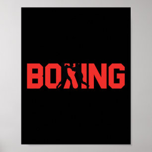 Fun Boxing Gift Sparring Partner Boxer Poster