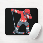 Fun Boy Kind Ice Hockey Dab Apparel Dabbing Player Muismat (Met muis)