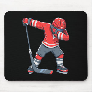 Fun Boy Kind ijshockey dab kleding Muismat