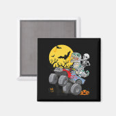 Fun Boys Halloween Monster Truck Mummy Din Magneet (Voorkant / Achterkant)