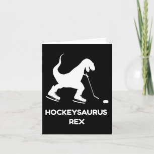 Fun Boys IJshockey T Rex Dinosaurus Kaart