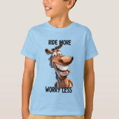 Fun boys paardenliefhebbers t-shirt (Voorkant)