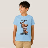 Fun boys paardenliefhebbers t-shirt (Voorkant volledig)