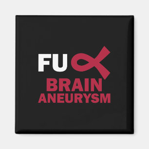 Fun Brain Aneurysm Awareness Survivor Gift Magneet