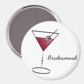 Fun Bridesmaid Favors Magneet (Voorkant / Achterkant)