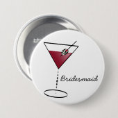 Fun Bridesmaid Favors Ronde Button 7,6 Cm (Voorkant /achterkant)