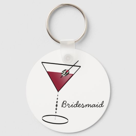 Fun Bridesmaid Favors Sleutelhanger (Voorkant)