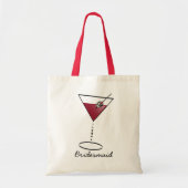 Fun Bridesmaid Favors Tote Bag (Voorkant)