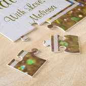 Fun Bridesmaid Glitter Glam Legpuzzel (Zijkant)