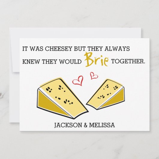 Fun | Brie-Samen | VALENTIJNSDAG Feestdagenkaart (Voorkant)