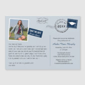 Fun Briefkaart Style Graduparty Invitation (Voorkant)