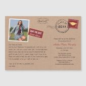 Fun Briefkaart Style Graduparty Invitation (Voorkant)