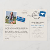 Fun Briefkaart Style Graduparty Invitation (Voorkant)