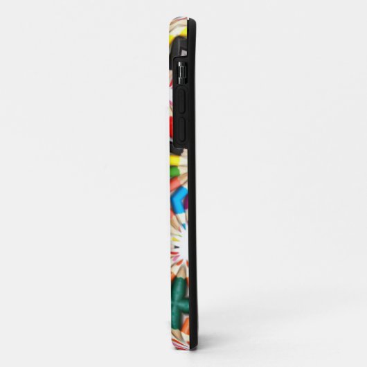 Fun Bright Colour Pencil Kaleidoscope Patroon Case-Mate iPhone Case (Achterkant/links)