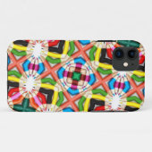 Fun Bright Colour Pencil Kaleidoscope Patroon Case-Mate iPhone Case (Achterkant (horizontaal))