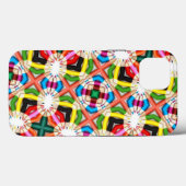 Fun Bright Colour Pencil Kaleidoscope Patroon Case-Mate iPhone Case (Achterkant (horizontaal))