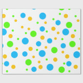Fun Bright Stippen Cadeaupapier (Vlak)