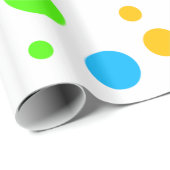 Fun Bright Stippen Cadeaupapier (Rol Hoek)