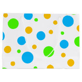 Fun Bright Stippen Large Cadeautasje (Achterkant)