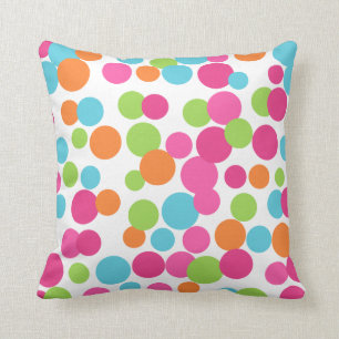 Fun Bright Stippen Pillow Kussen