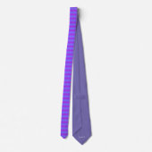 Fun Bright Summer Neon Blue en Paarse Stripes Stropdas (Achterkant)