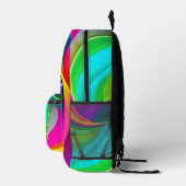 Fun Bright Swirls Bedrukte Rugzak (Rechts)