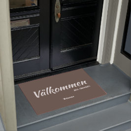 Fun Brown Swedish Welcome Definition Doormat Deurmat