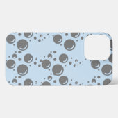 Fun Bubble Pattern iPhone Hoesje (Achterkant horizontaal)