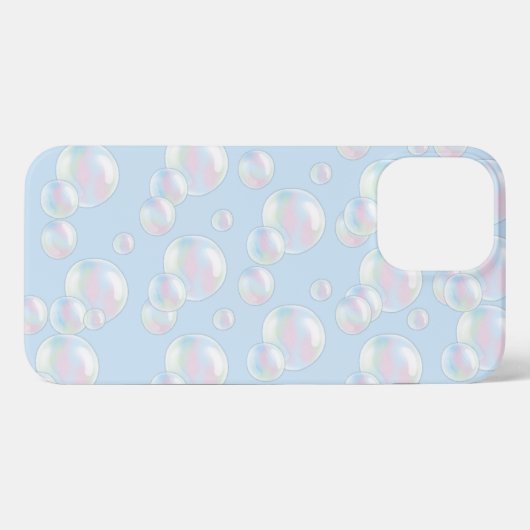 Fun Bubble Pattern iPhone Hoesje (Achterkant horizontaal)