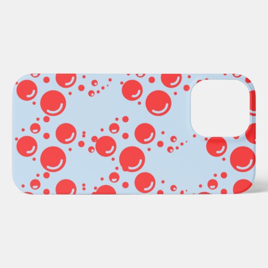 Fun Bubble Pattern iPhone Hoesje (Achterkant horizontaal)