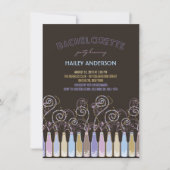 Fun Bubely Celebrations Bachelorette Party Invite Kaart (Voorkant)
