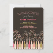 Fun Bubely Celebrations Bachelorette Party Invite Kaart (Voorkant)